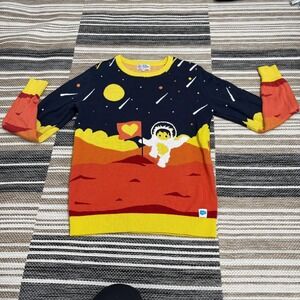 Salesforce Sweater Mens Small Navy‎ Crewneck Pullover Astronaut Graphic 2021